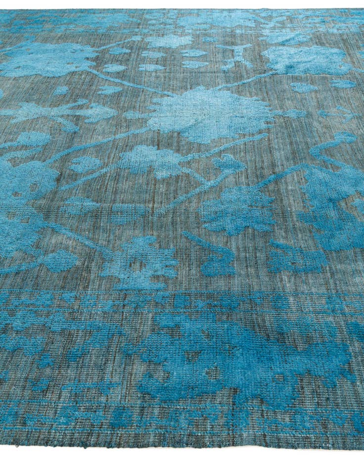 Detail image of  9' 2 x 12'  Hand Knotted Oushak Wool Rug