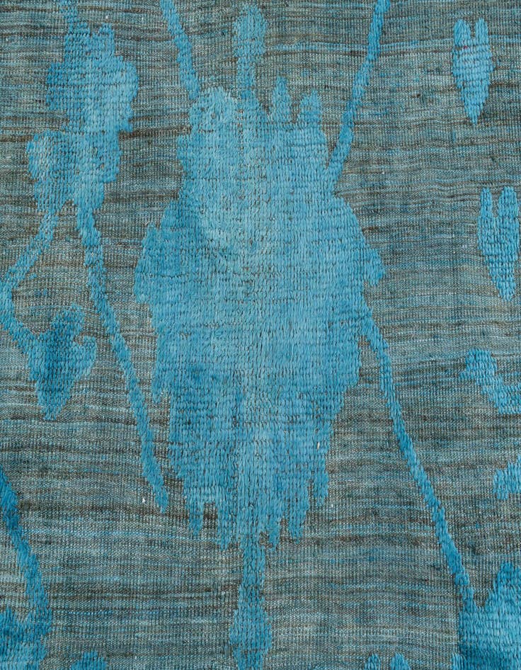 Detail image of  9' 2 x 12'  Hand Knotted Oushak Wool Rug