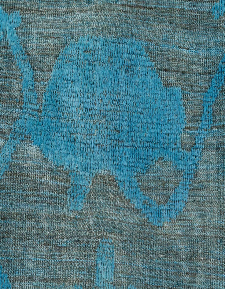 Detail image of  9' 2 x 12'  Hand Knotted Oushak Wool Rug
