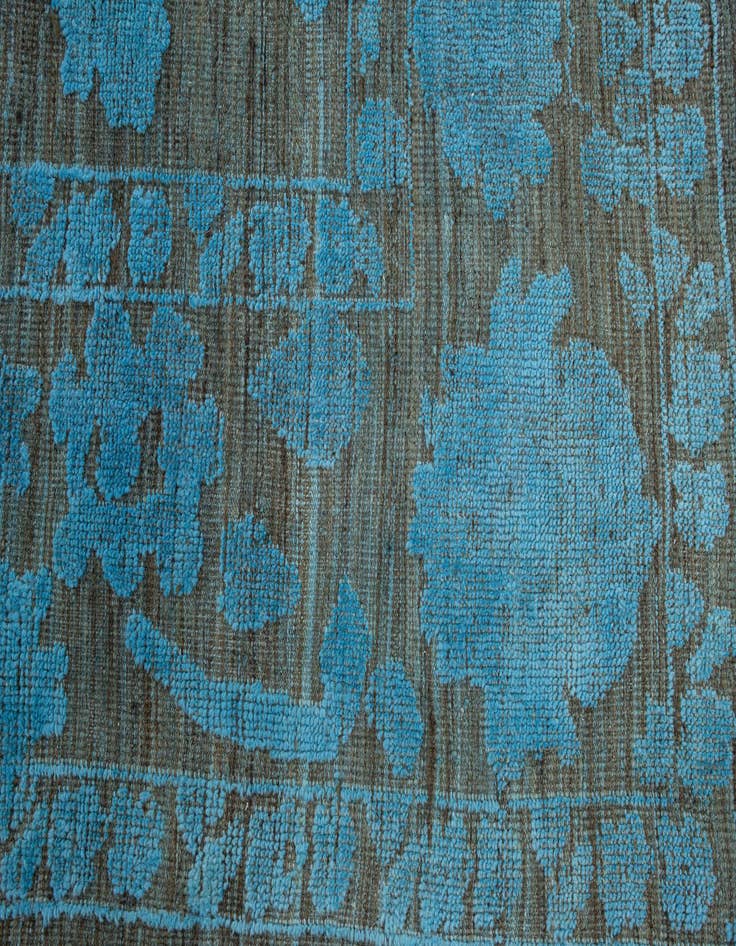 Detail image of  10' x 14' 5  Hand Knotted Oushak Wool Rug