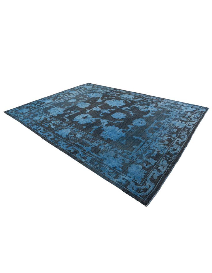 Detail image of  9' 4 x 12' 5  Hand Knotted Oushak Wool Rug