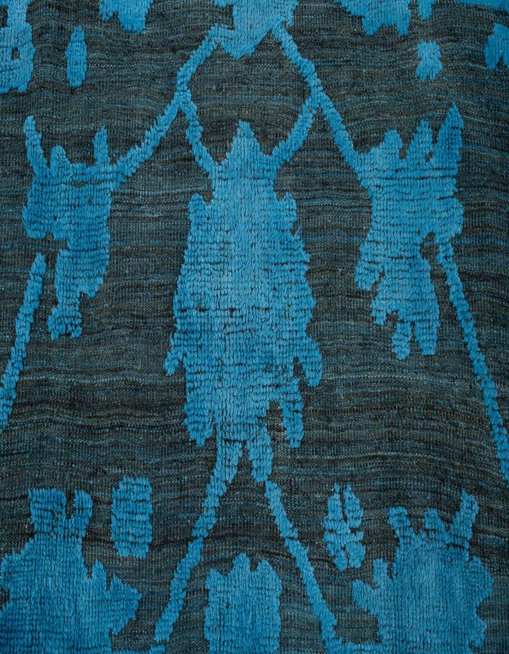 Detail image of  9' x 12' 4  Hand Knotted Oushak Wool Rug