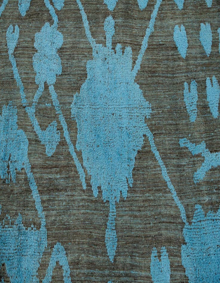 Detail image of  9' 1 x 12' 6  Hand Knotted Oushak Wool Rug