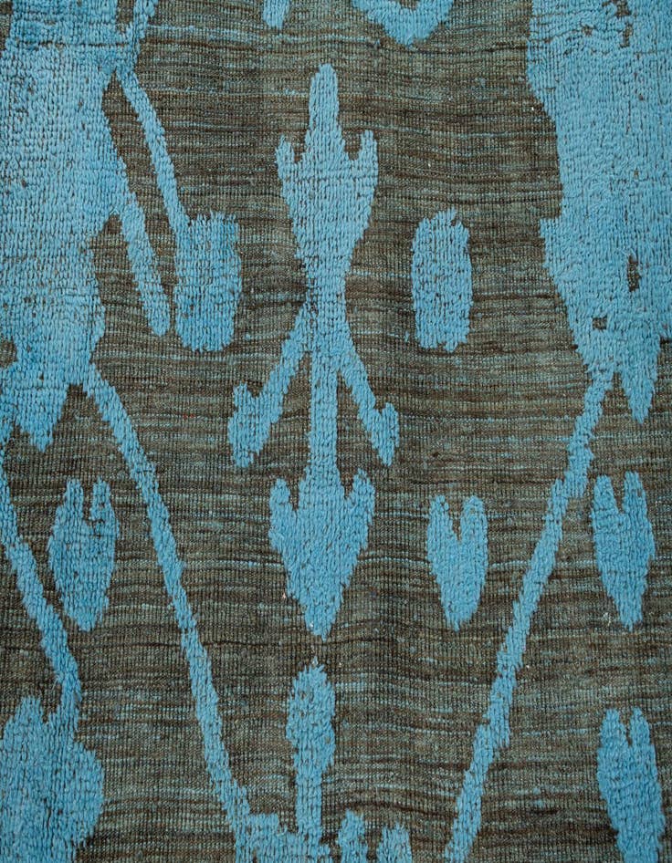 Detail image of  9' 1 x 12' 6  Hand Knotted Oushak Wool Rug