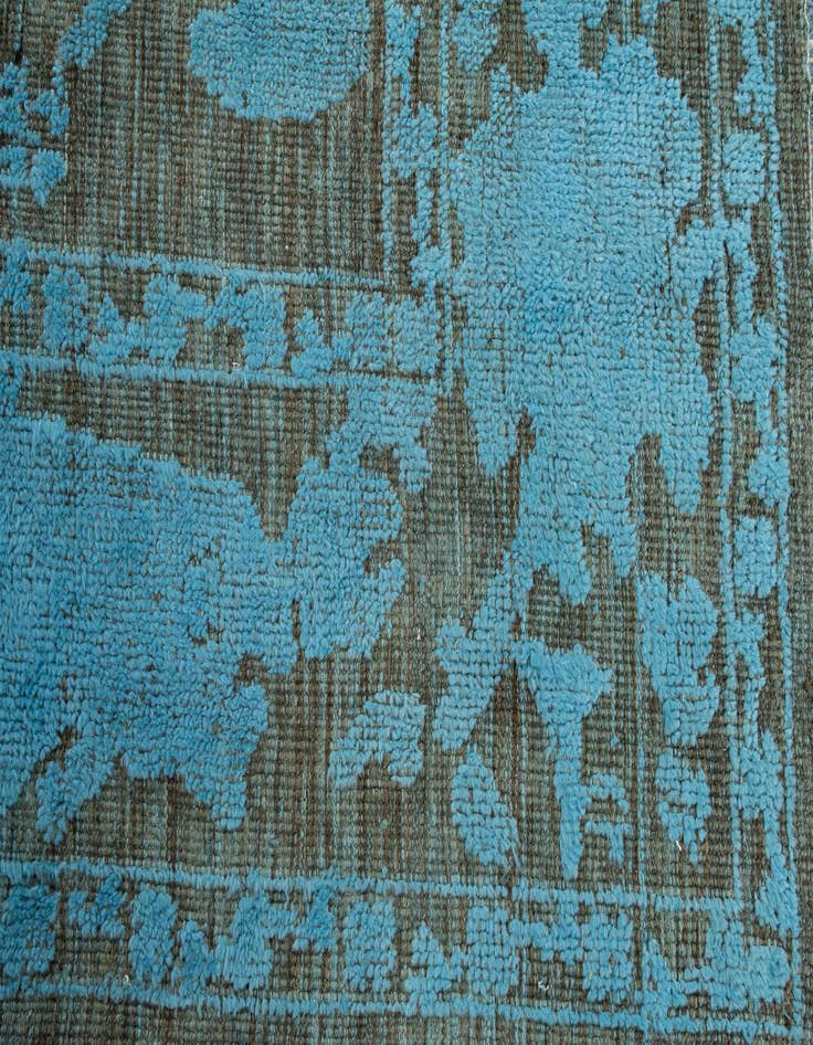 Detail image of  9' 1 x 12' 6  Hand Knotted Oushak Wool Rug