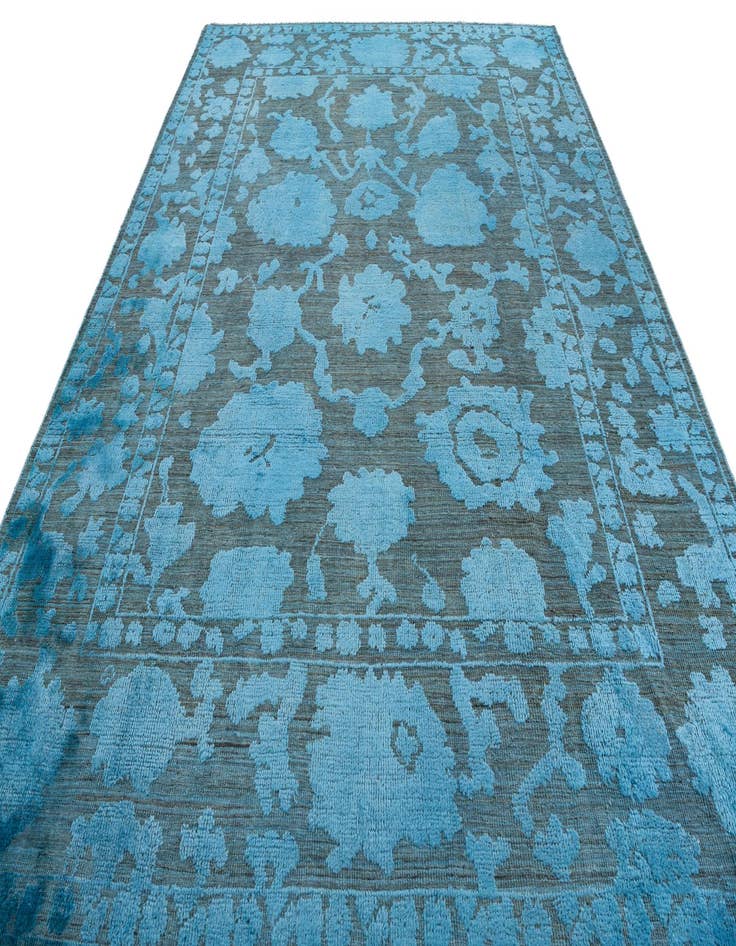 Detail image of  9' x 12' 1  Hand Knotted Oushak Wool Rug