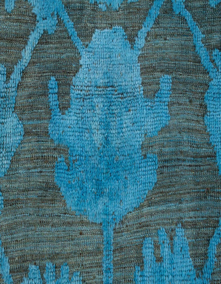 Detail image of  9' 4 x 12'  Hand Knotted Oushak Wool Rug