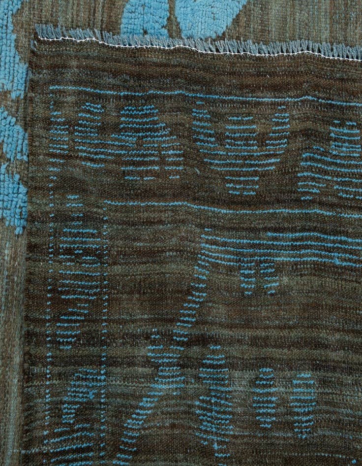 Detail image of  9' 6 x 12'  Hand Knotted Oushak Wool Rug
