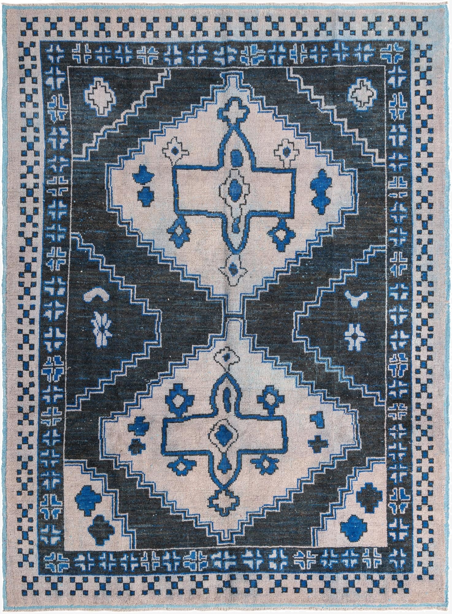  9' x 12'  Hand Knotted Oushak Wool Rug