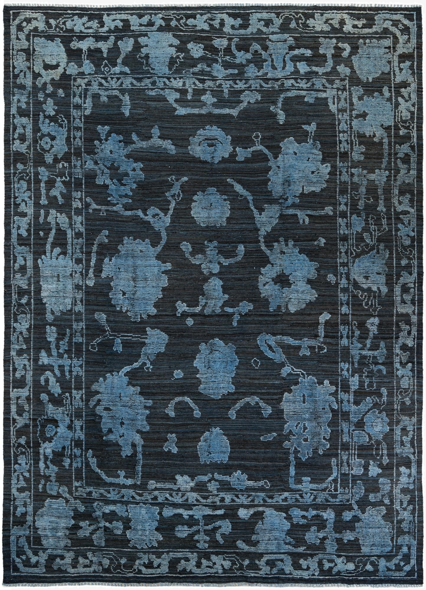  9' 2 x 12' 10  Hand Knotted Oushak Wool Rug