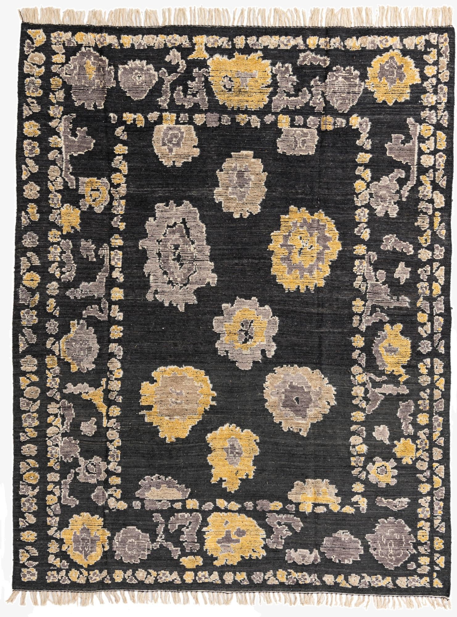  7' 10 x 10' 2  Hand Knotted Oushak Wool Rug