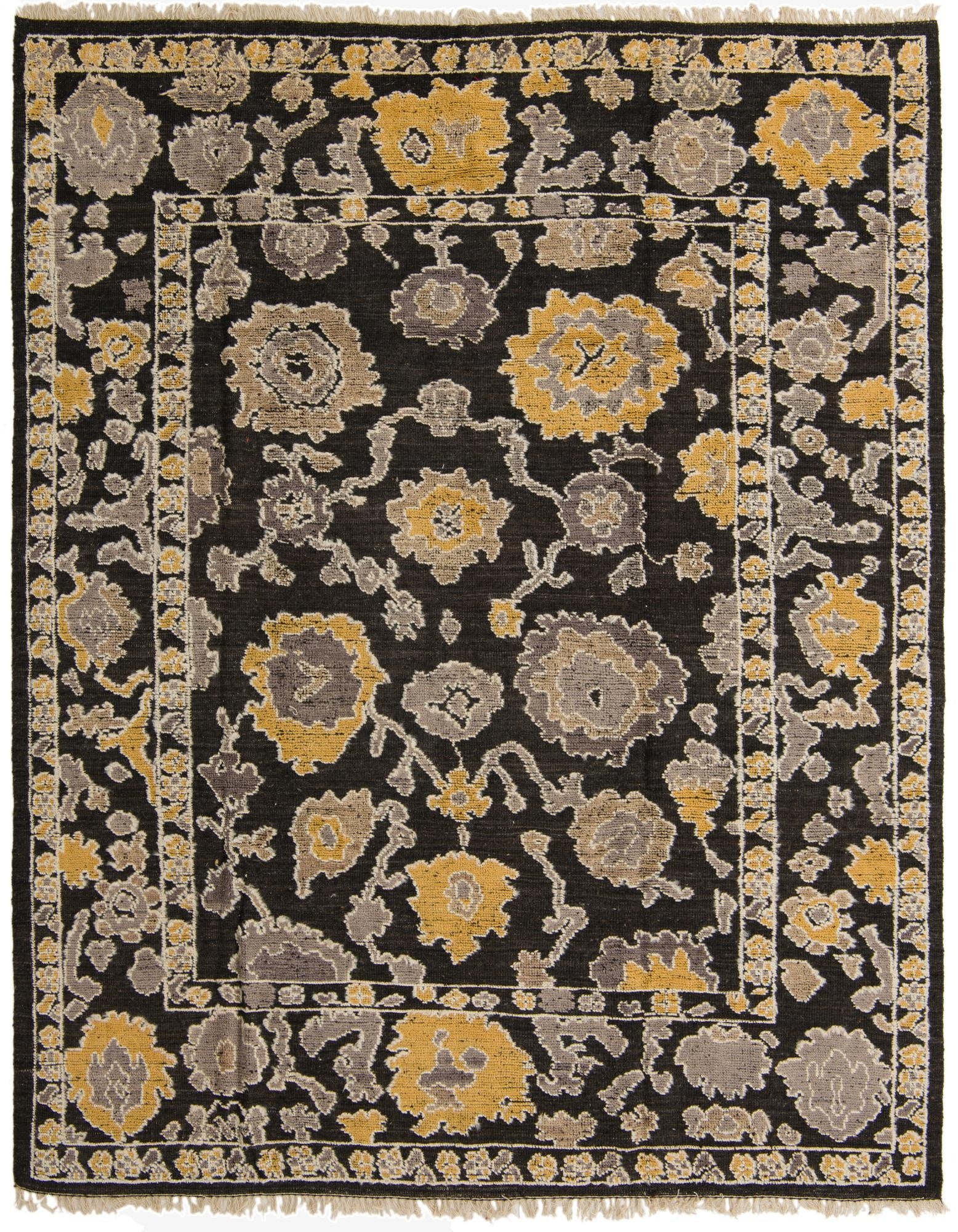  8' 3 x 10' 5  Hand Knotted Oushak Wool Rug