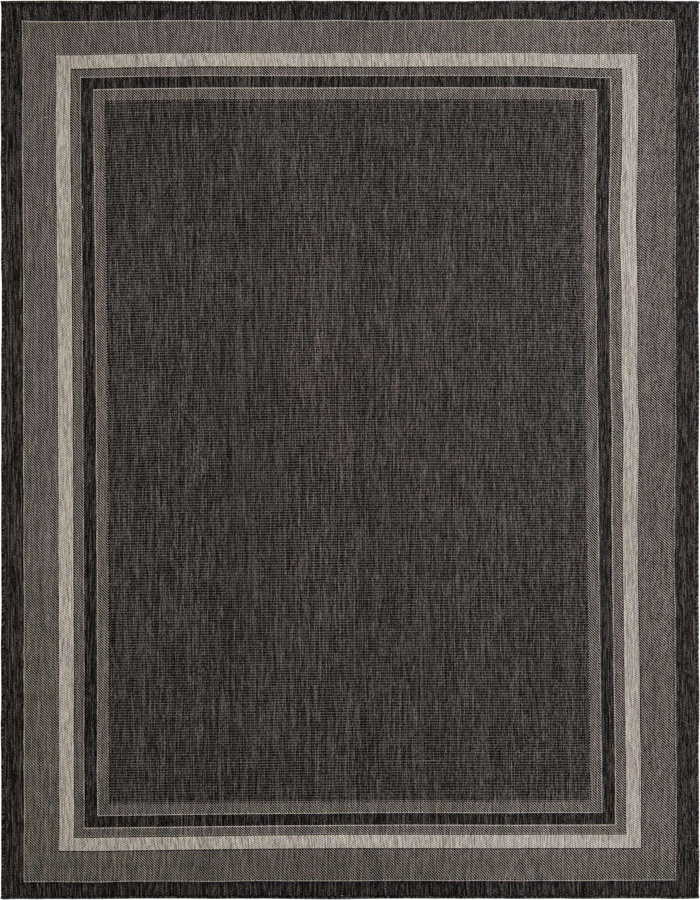 Primary image  7' 9 x 10' 10  Washable Border Indoor / Outdoor Rug