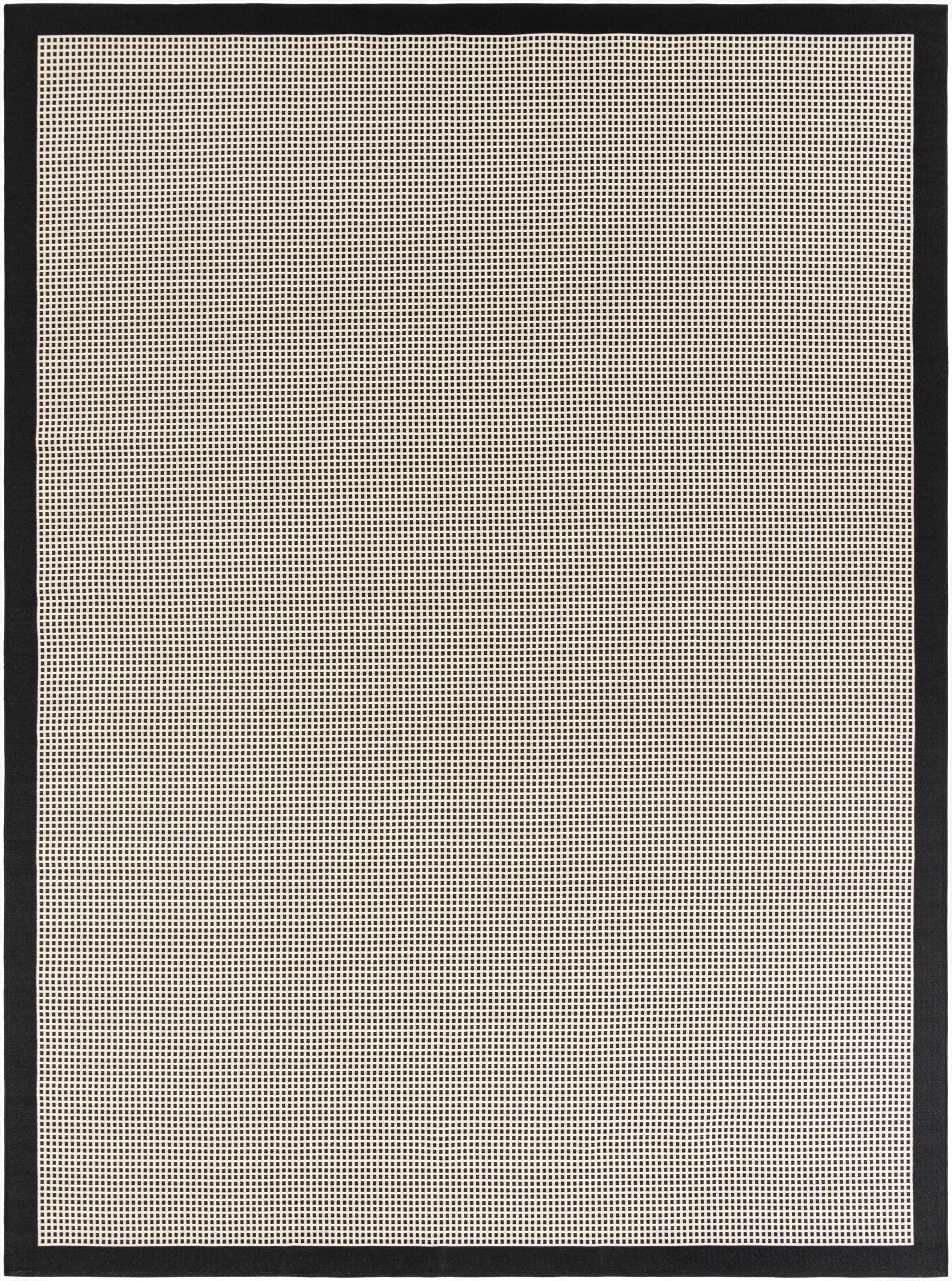  9' x 12'  Washable Border Indoor / Outdoor Rug