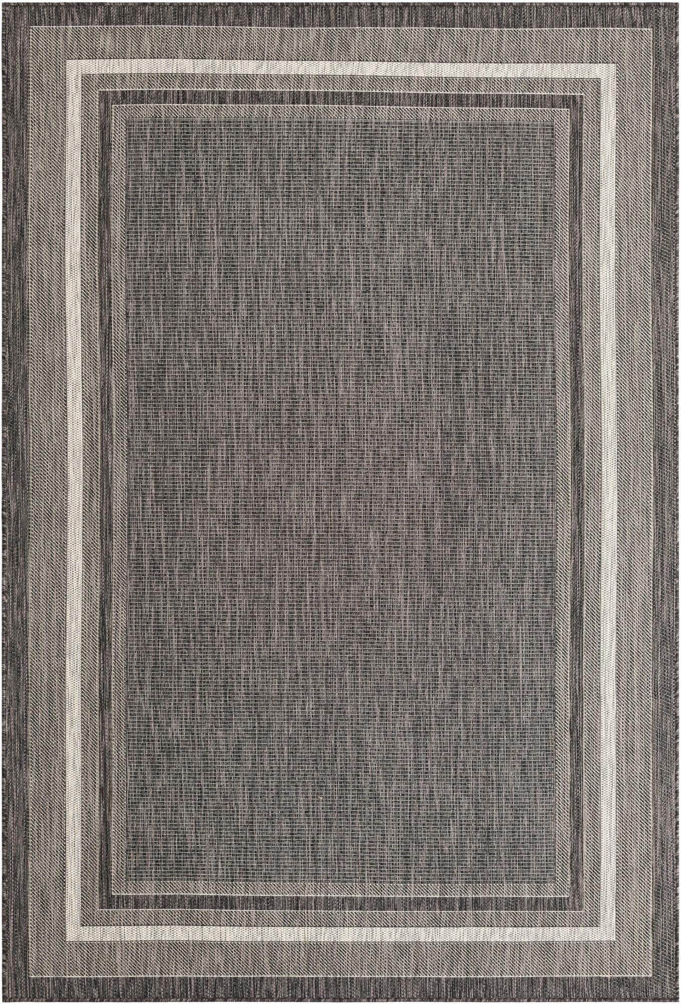  6' x 9'  Washable Border Indoor / Outdoor Rug