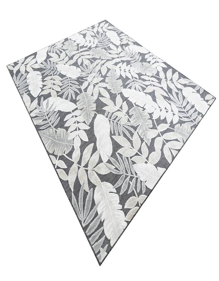 Detail image of  8' 2 x 10'  Washable Botanical Indoor / Outdoor Rug