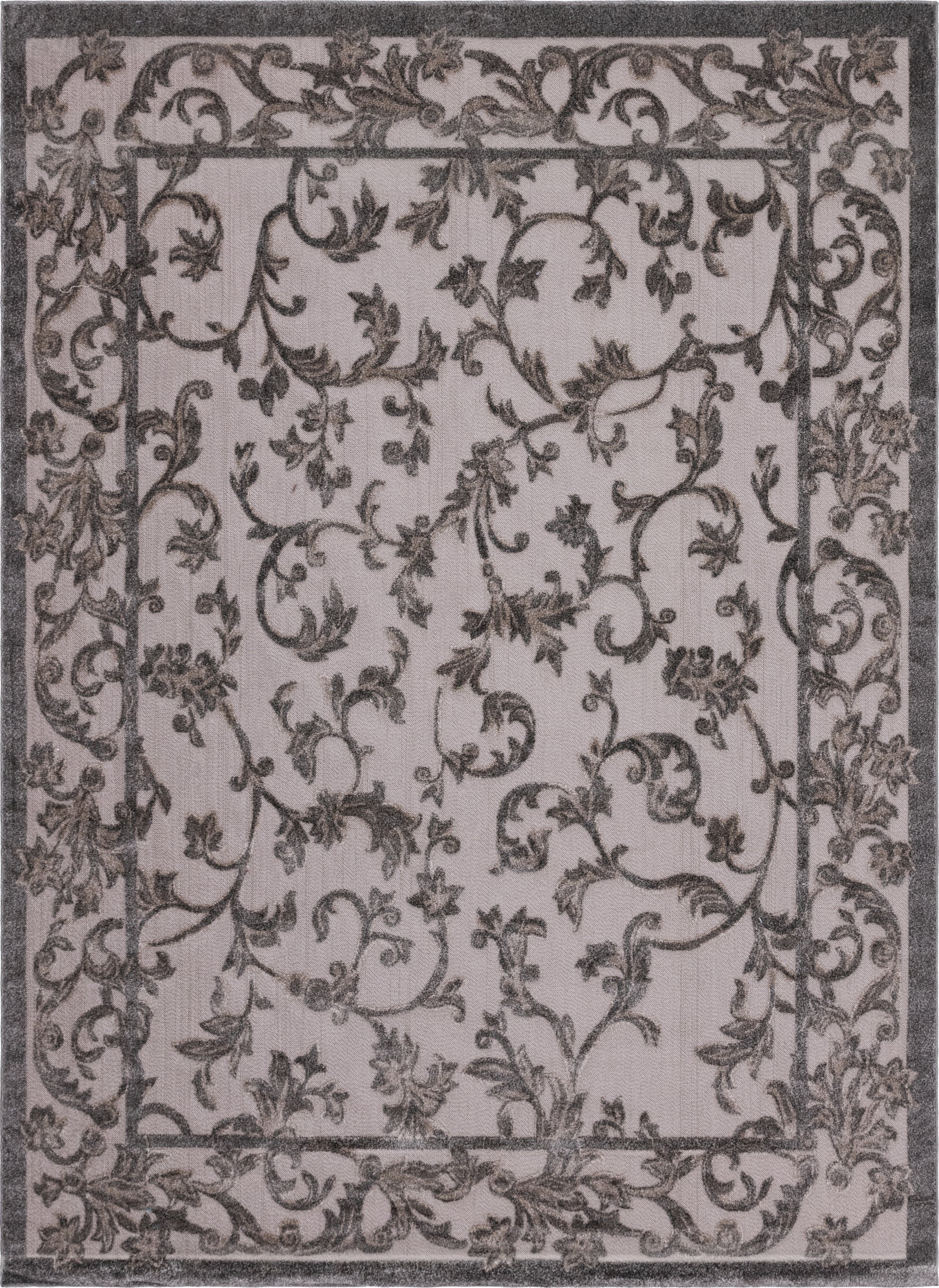  8' 4 x 12' 2  Washable Botanical Indoor / Outdoor Rug