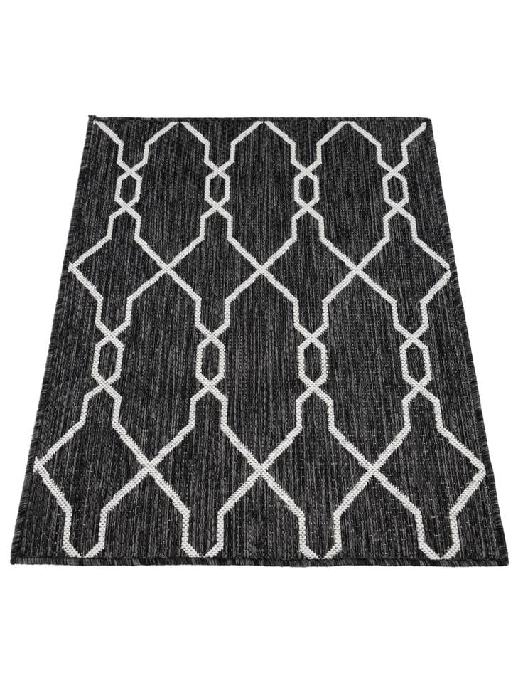 Detail image of  2' 3 x 3'  Washable Lattice Indoor / Outdoor Rug
