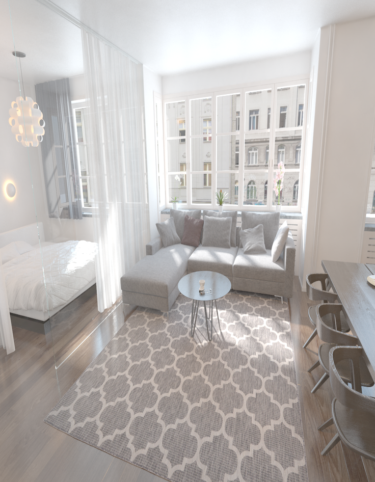 Detail image of  9' x 12'  Washable Lattice Indoor / Outdoor Rug