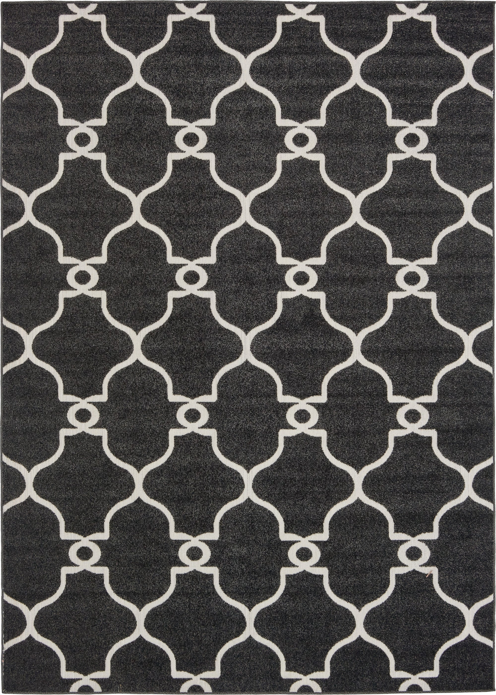  7' x 10'  Washable Lattice Indoor / Outdoor Rug