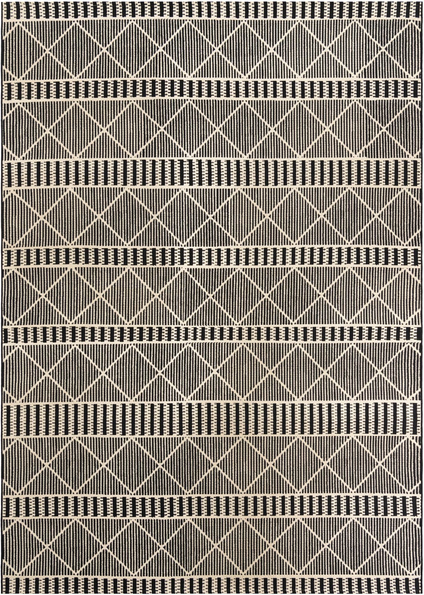  7' 10 x 11'  Washable Lattice Indoor / Outdoor Rug