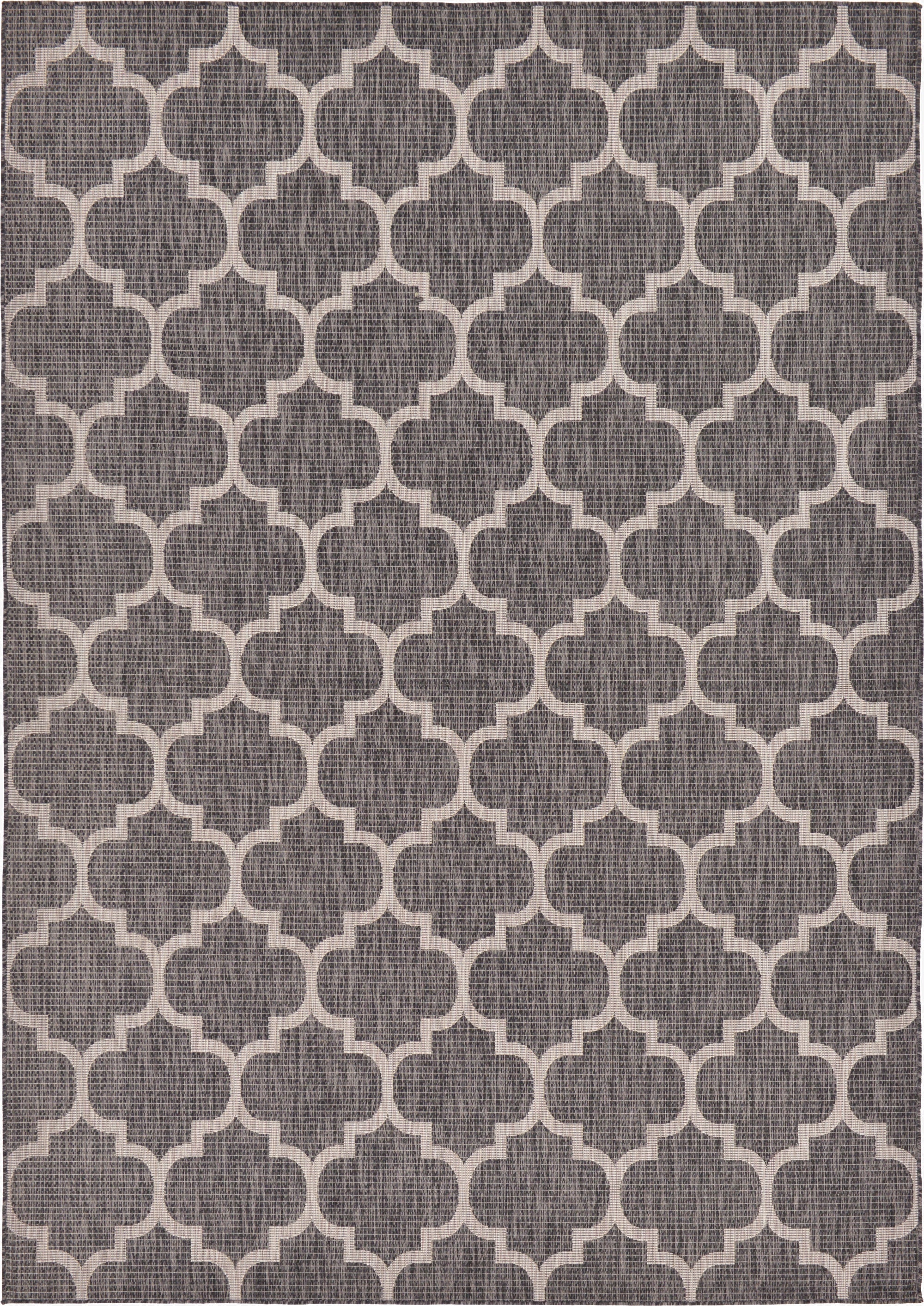  7' 10 x 11'  Washable Lattice Indoor / Outdoor Rug