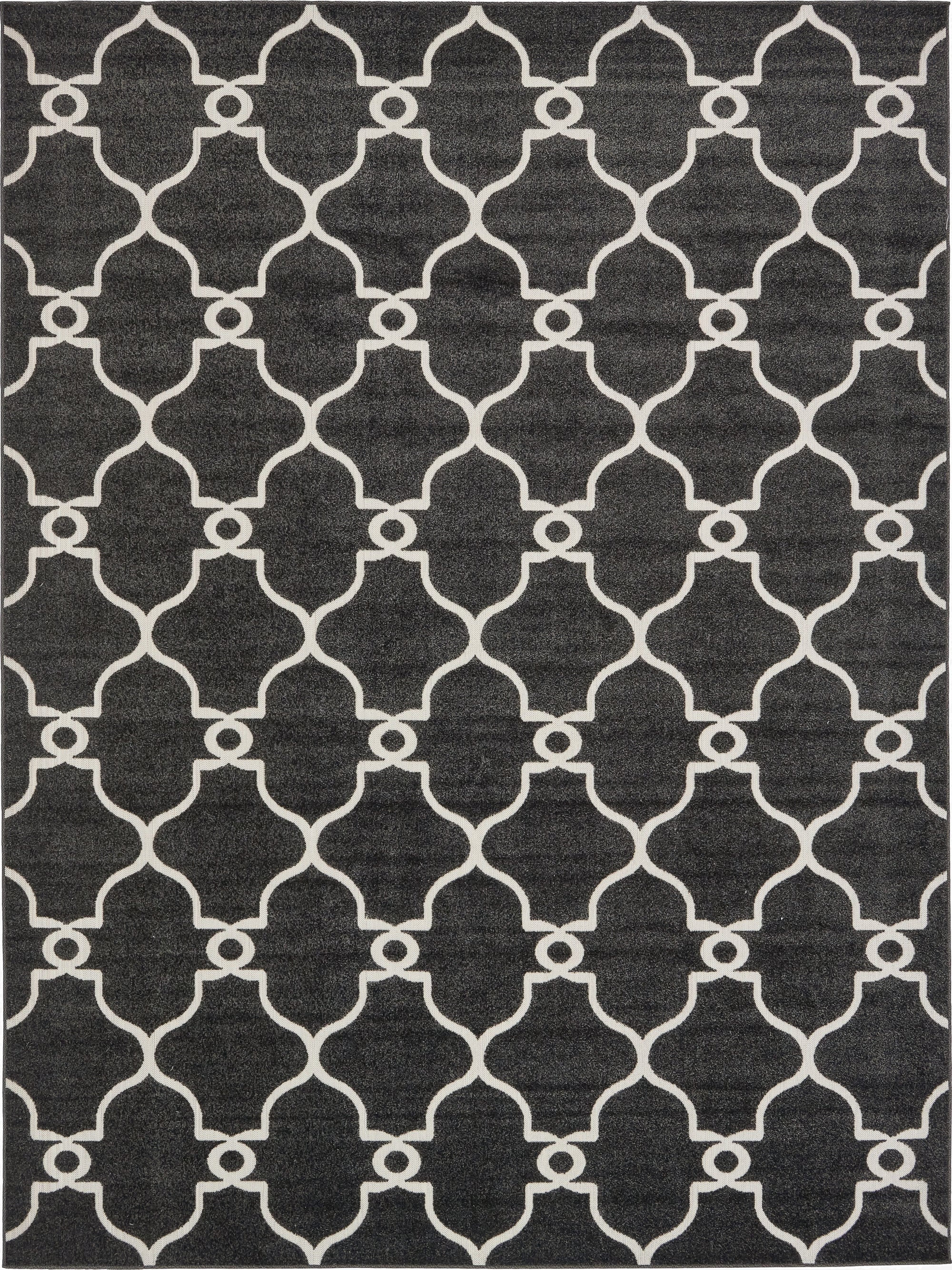  9' x 12' 2  Washable Lattice Indoor / Outdoor Rug