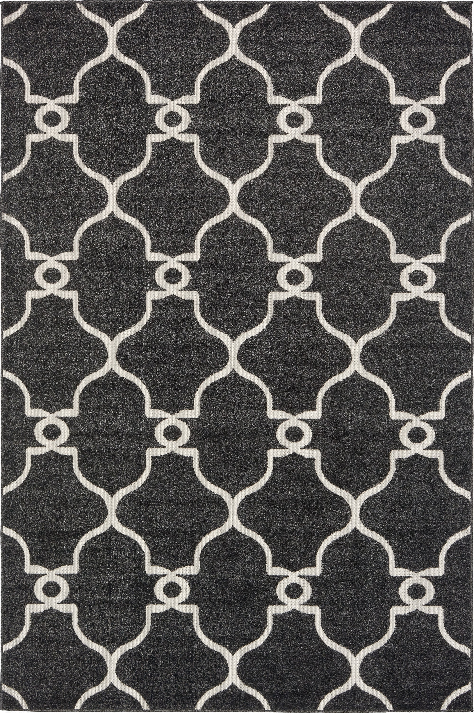 6' x 9'  Washable Lattice Indoor / Outdoor Rug