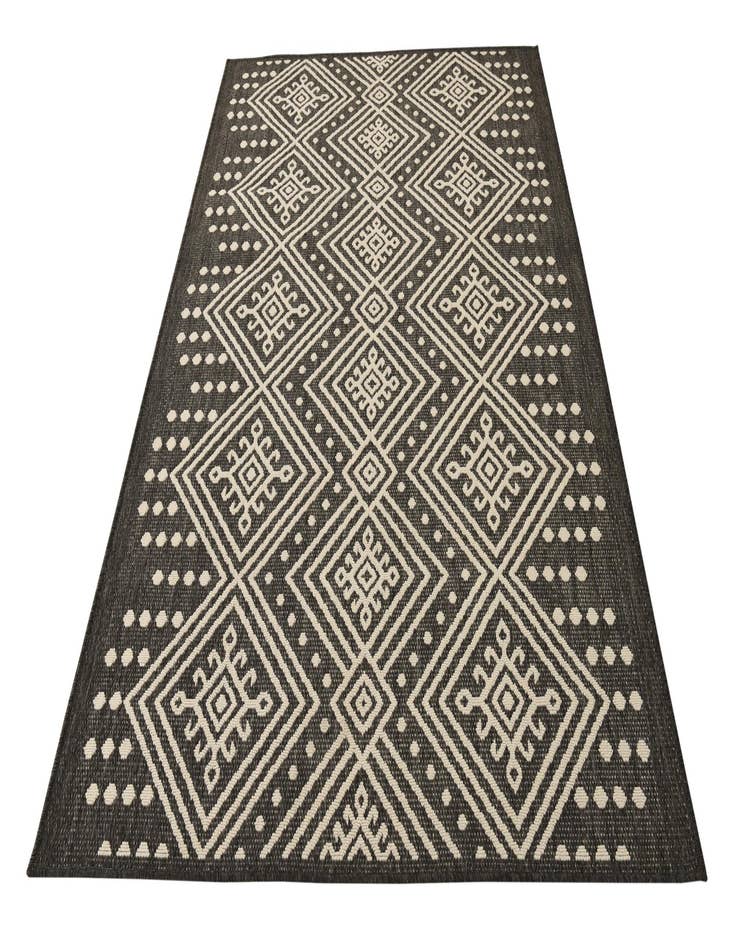 Detail image of  5' 3 x 7' 8  Washable Modern Indoor / Outdoor Rug