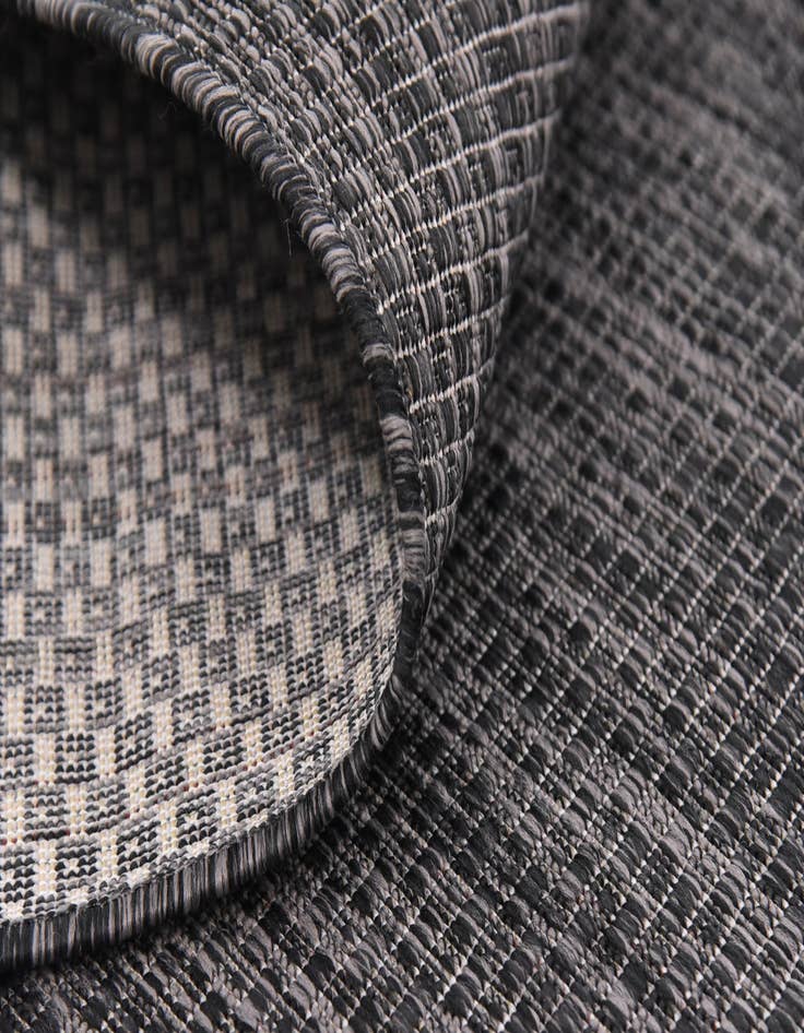 Detail image of  7' 10 x 11'  Washable Solid Indoor / Outdoor Rug