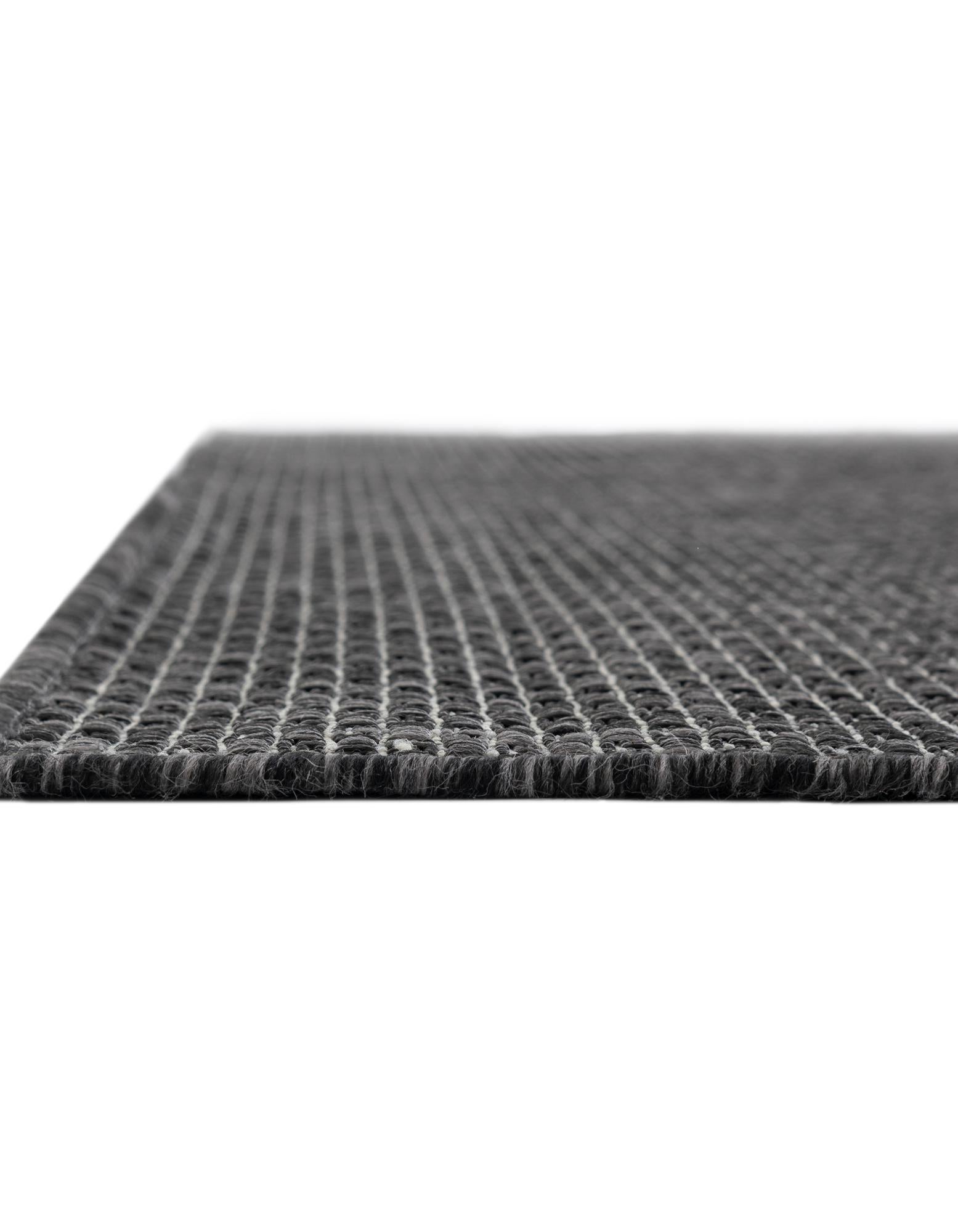 Black 9' x 12' Solid Indoor / Outdoor Rug | Rugs.com