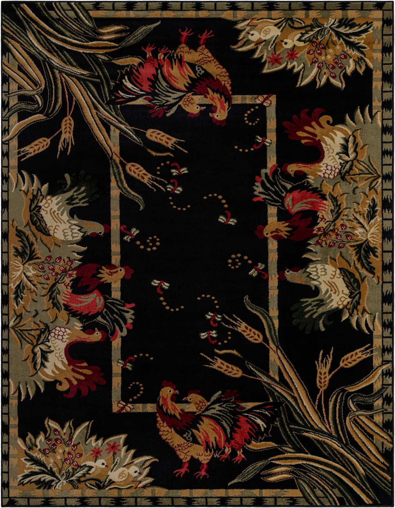 Primary image  7' x 10' Pastoral Rug