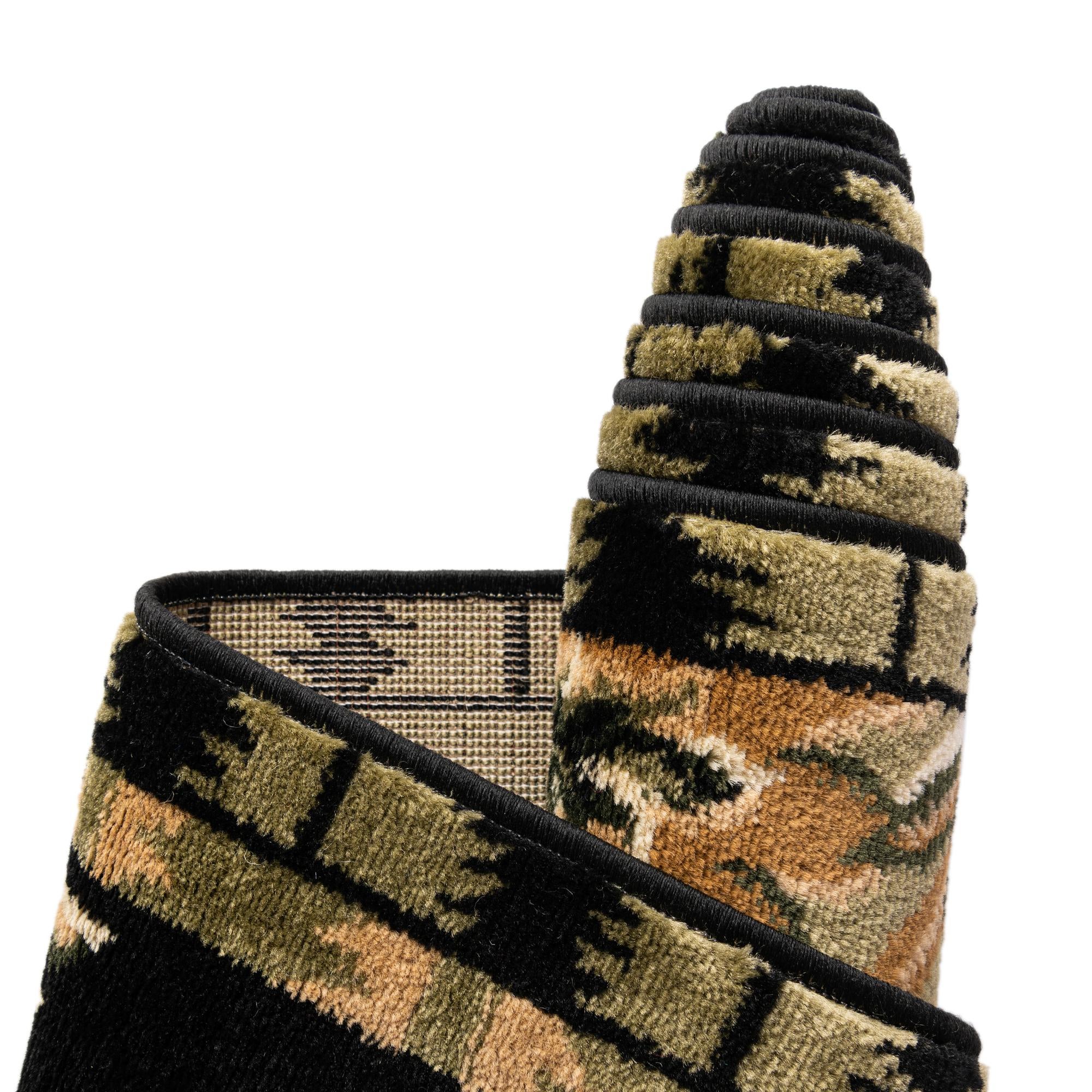 Black 5' 3 x 8' Pastoral Rug | Rugs.com