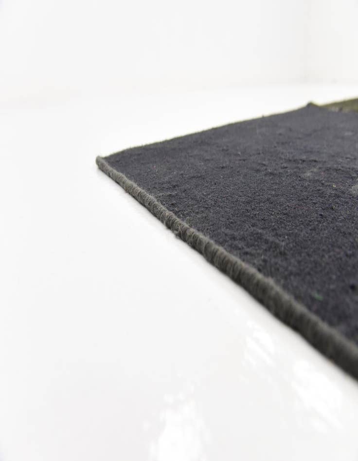 Detail image of  7' 3 x 10'  Hand Woven Patchwork Wool Rug