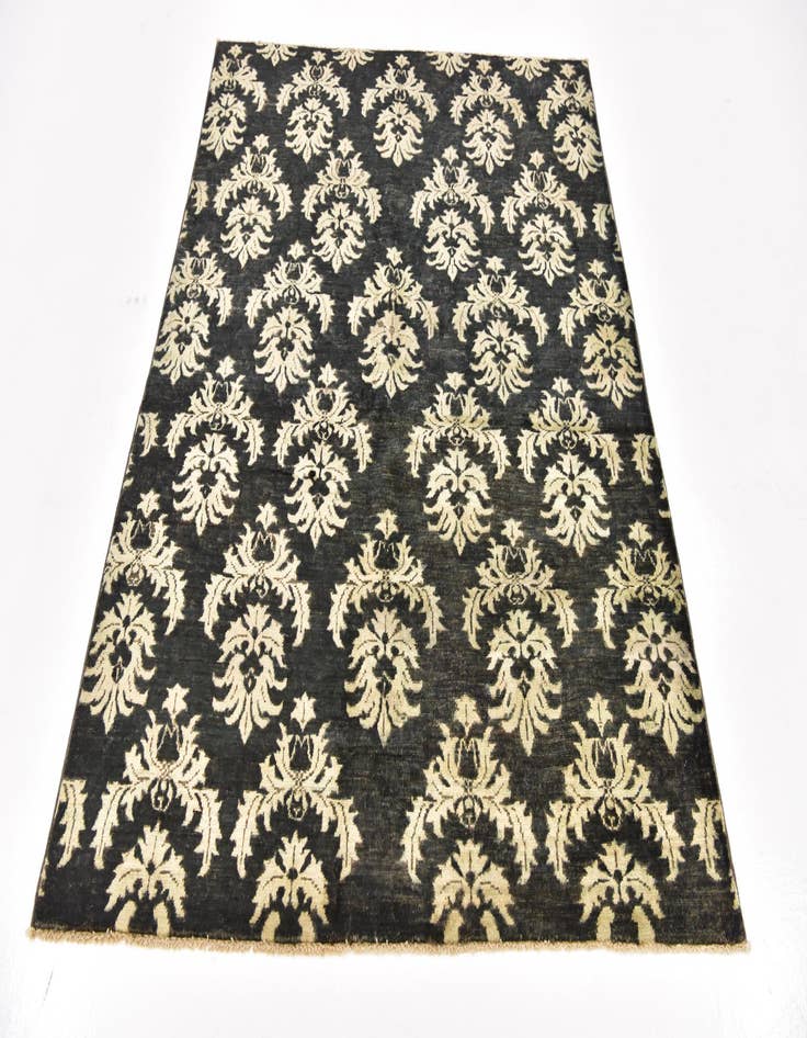 Detail image of  5' x 6' 4  Hand Knotted Peshawar Ziegler Oriental Rug