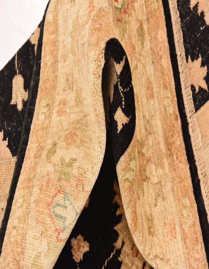 Detail image of  5' 9 x 7' 10  Hand Knotted Peshawar Ziegler Rug