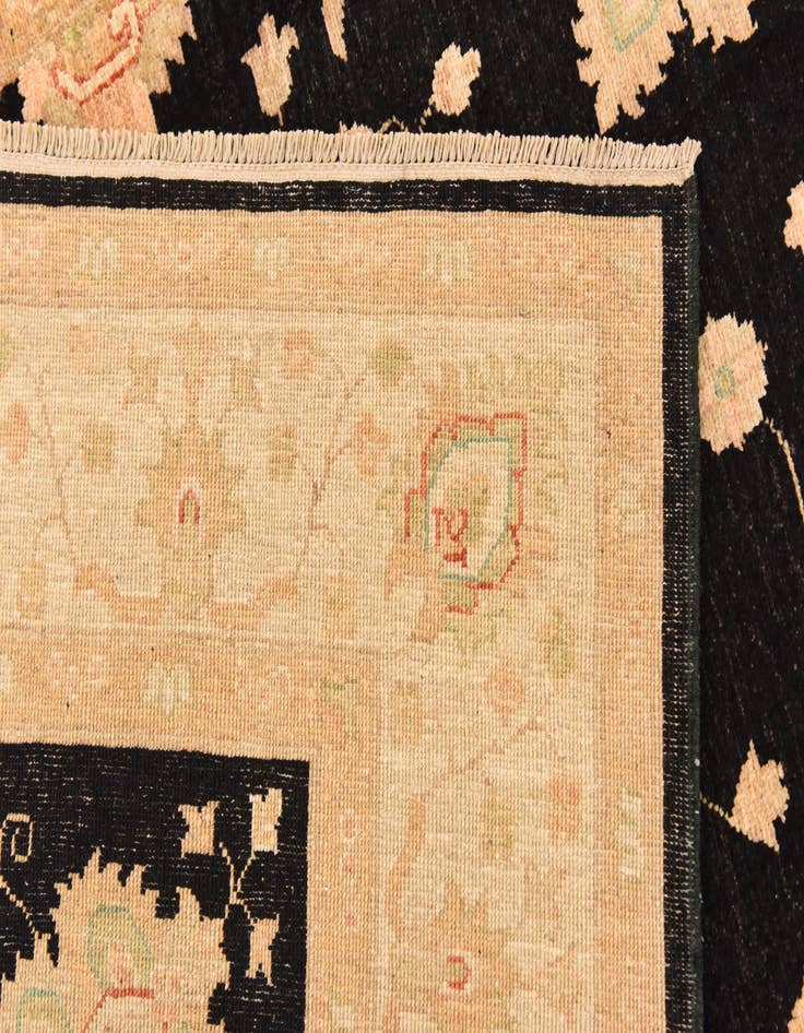 Detail image of  5' 9 x 7' 10  Hand Knotted Peshawar Ziegler Rug