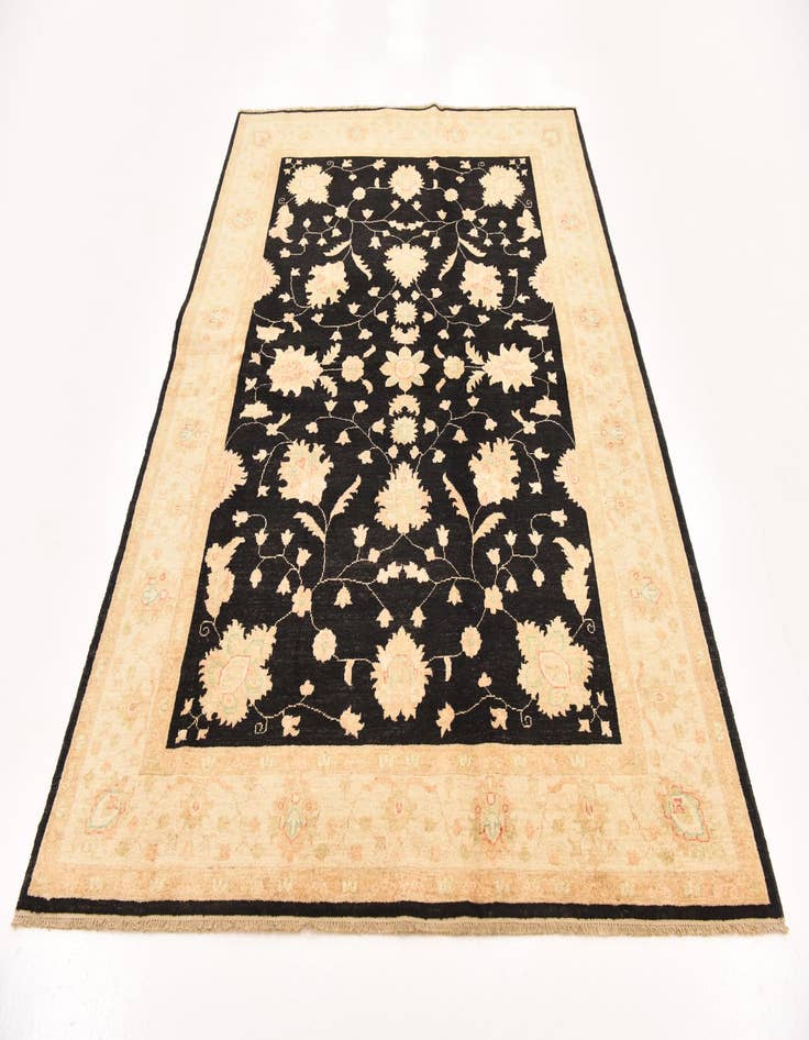 Detail image of  5' 9 x 7' 10  Hand Knotted Peshawar Ziegler Rug