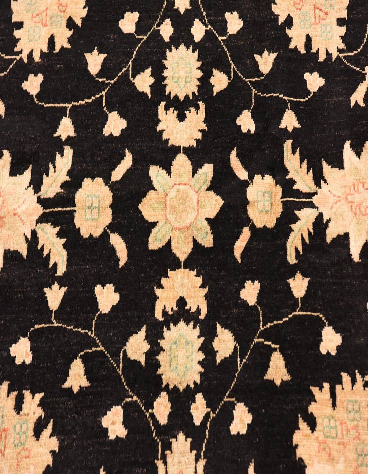 Detail image of  5' 9 x 7' 10  Hand Knotted Peshawar Ziegler Rug