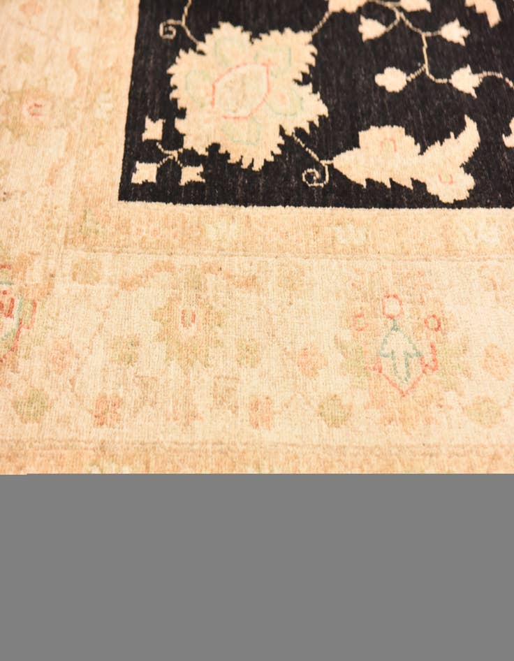 Detail image of  5' 9 x 7' 10  Hand Knotted Peshawar Ziegler Rug