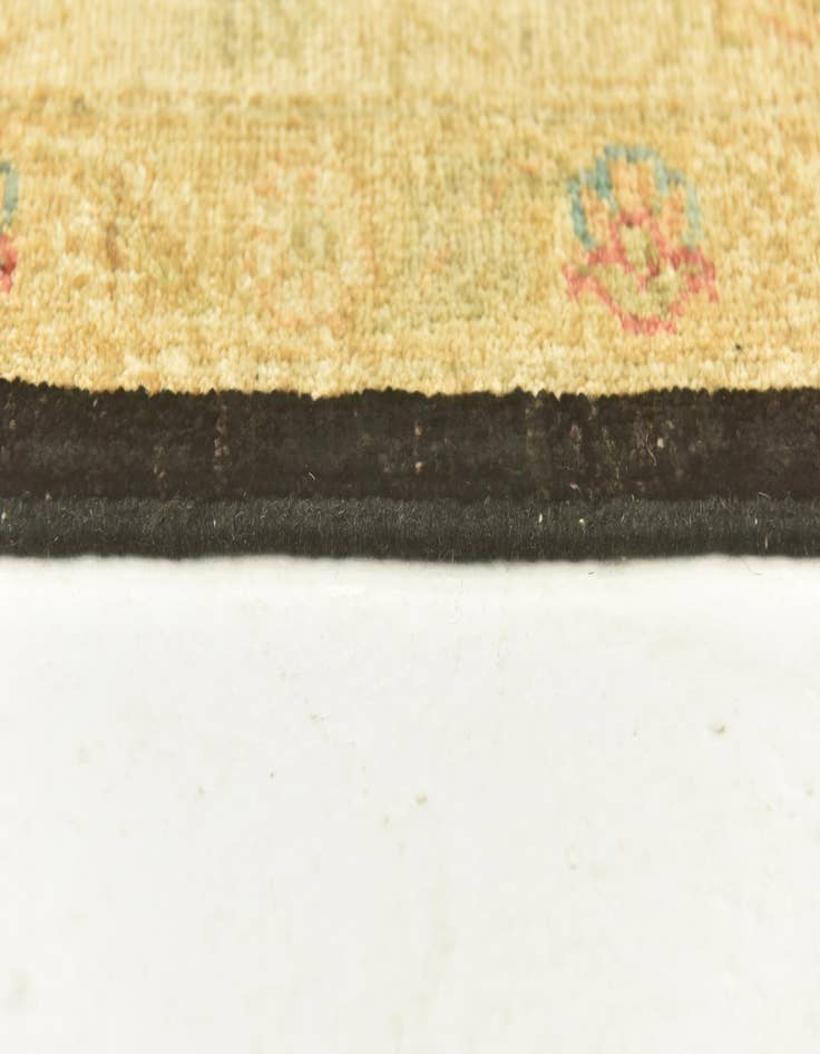 Detail image of  6' 7 x 9' 7  Hand Knotted Peshawar Ziegler Rug