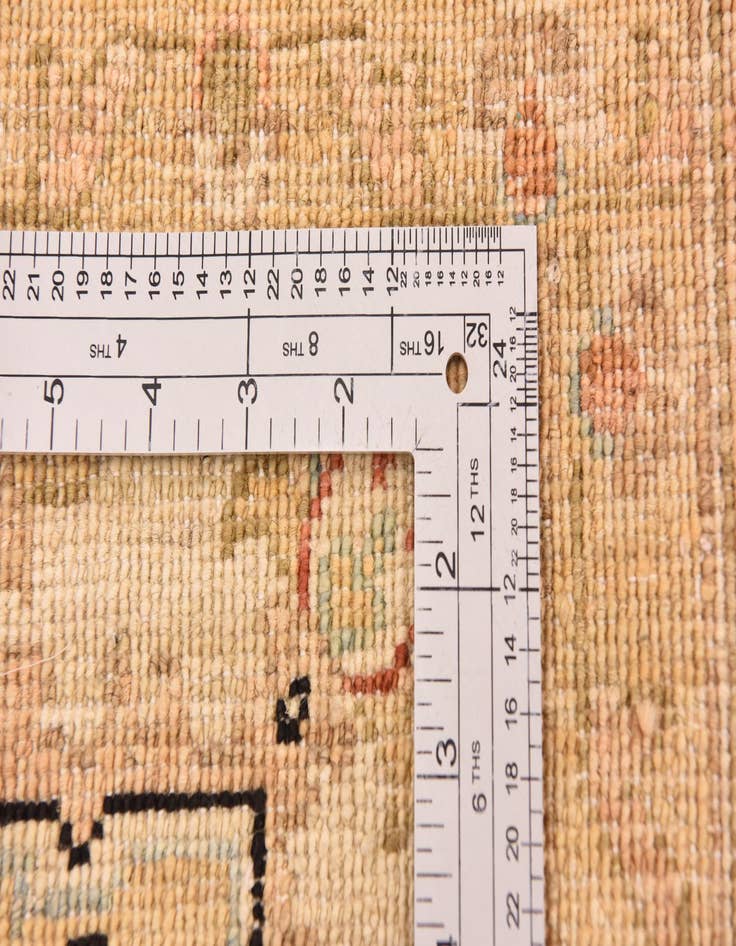 Detail image of  9' x 11' 10  Hand Knotted Peshawar Ziegler Rug