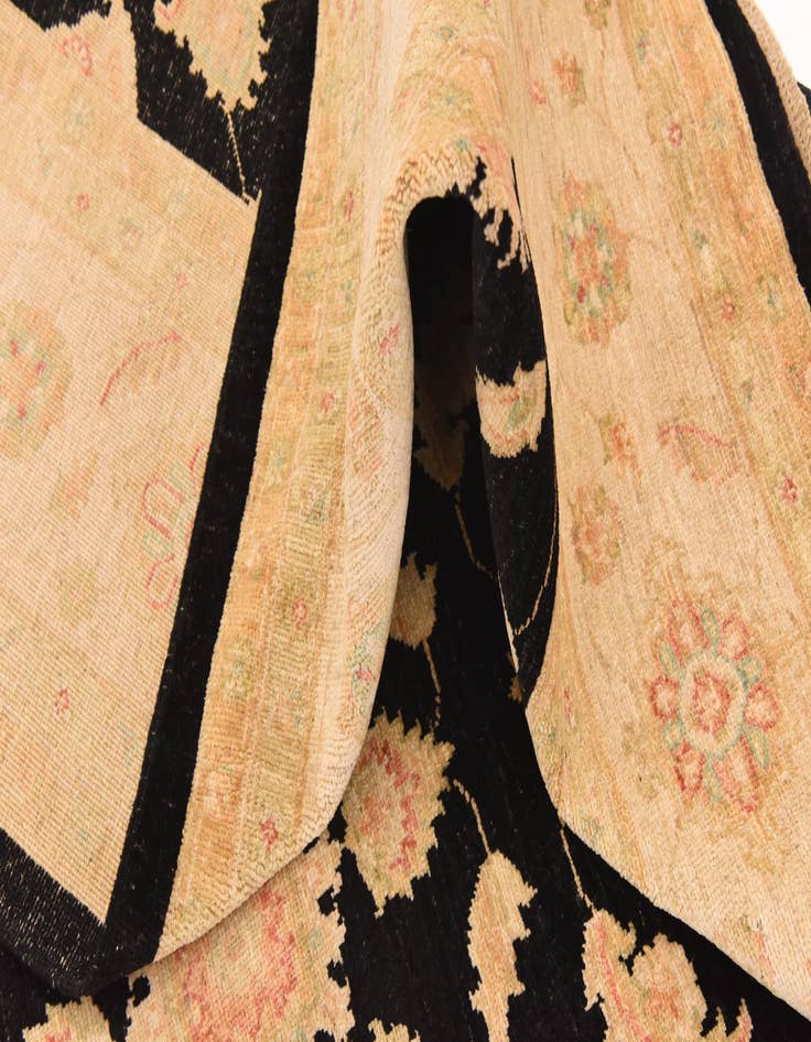 Detail image of  8' 4 x 10'  Hand Knotted Peshawar Ziegler Rug