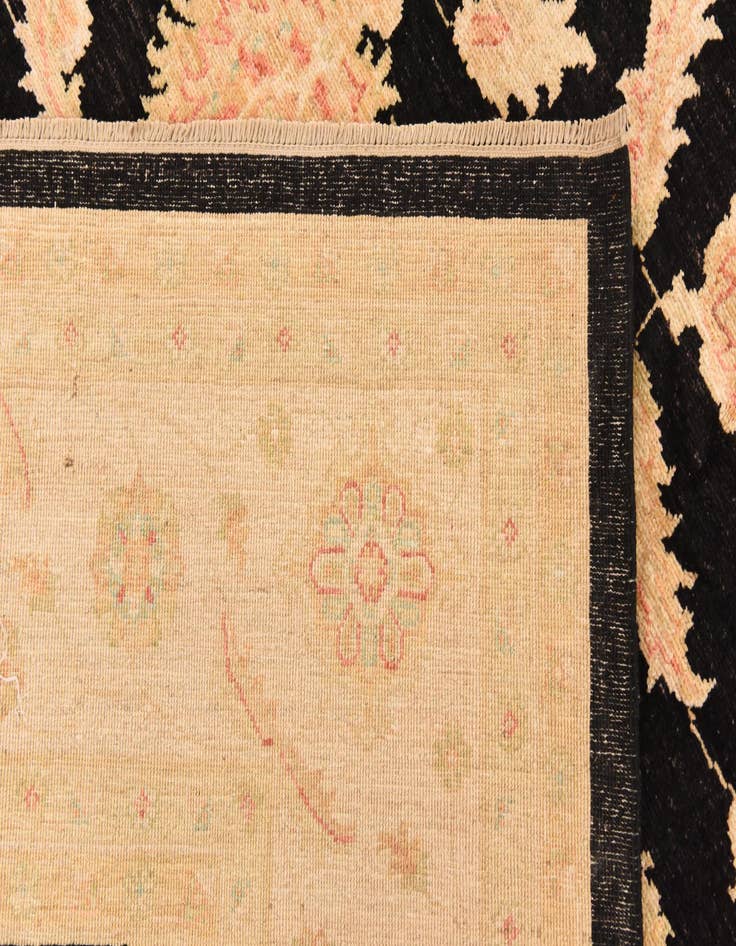 Detail image of  8' 4 x 10'  Hand Knotted Peshawar Ziegler Rug