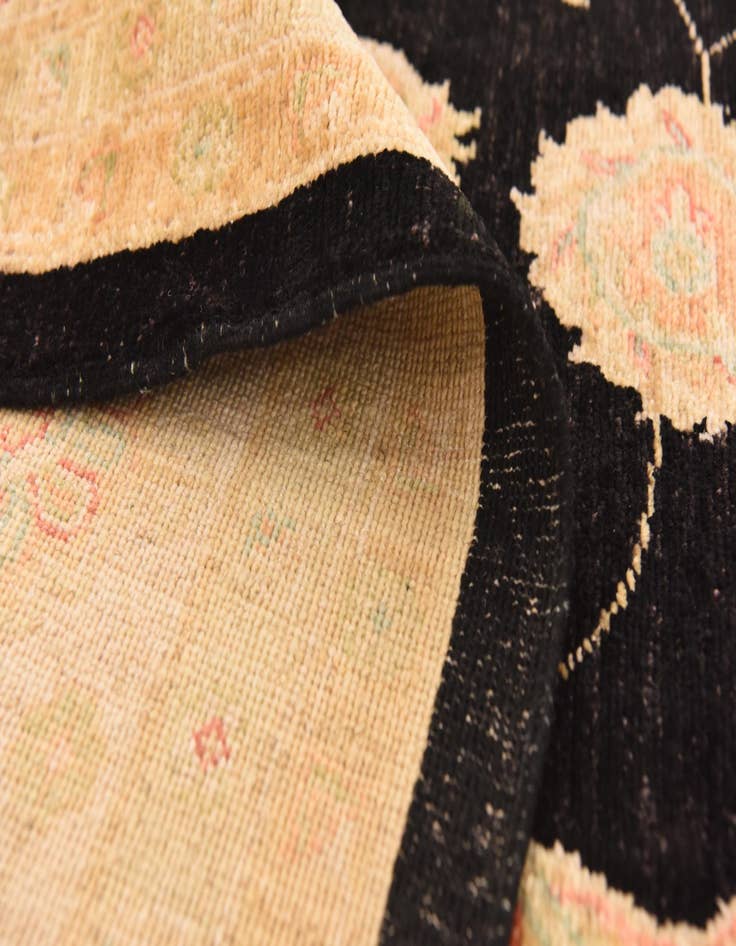 Detail image of  8' 4 x 10'  Hand Knotted Peshawar Ziegler Rug