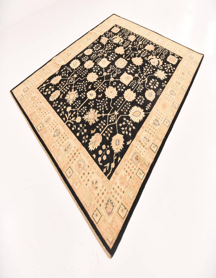 Detail image of  8' 4 x 9' 10  Hand Knotted Peshawar Ziegler Rug