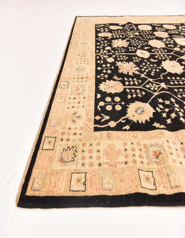 Detail image of  8' 4 x 9' 10  Hand Knotted Peshawar Ziegler Rug