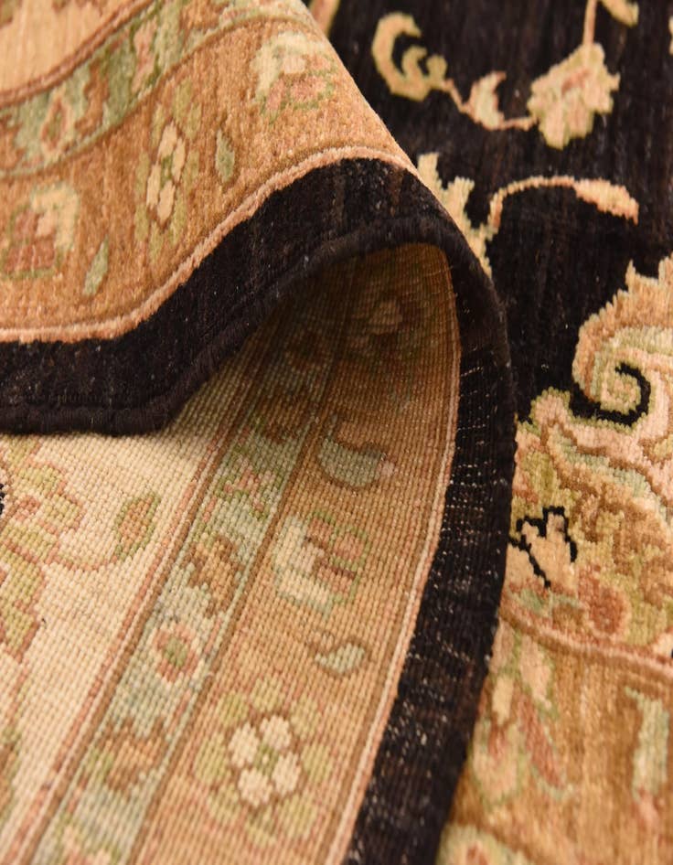 Detail image of  10' 3 x 13' 8  Hand Knotted Peshawar Ziegler Rug