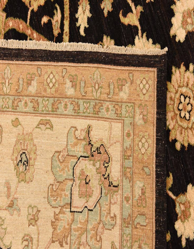 Detail image of  10' 3 x 13' 8  Hand Knotted Peshawar Ziegler Rug