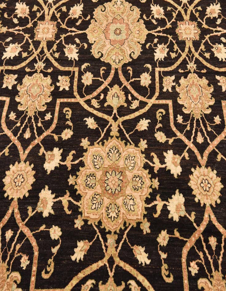 Detail image of  10' 3 x 13' 8  Hand Knotted Peshawar Ziegler Rug